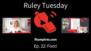 Foot! | How to Apply the Rules of Hockey | #RuleyTuesday Ep. 22 screenshot 5