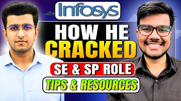 How He Cracked Infosys SE & SP Roles| His Interview Journey & Tips