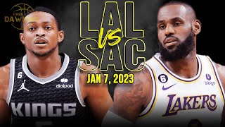 Los Angeles Lakers vs Sacramento Kings Full Game Highlights | January 7, 2023 | FreeDawkins