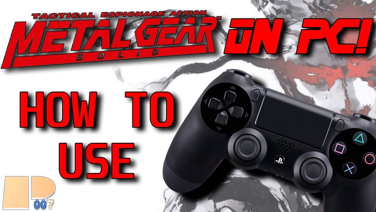 How to Use PS4 Controller for Metal Gear Solid on PC! YouTube