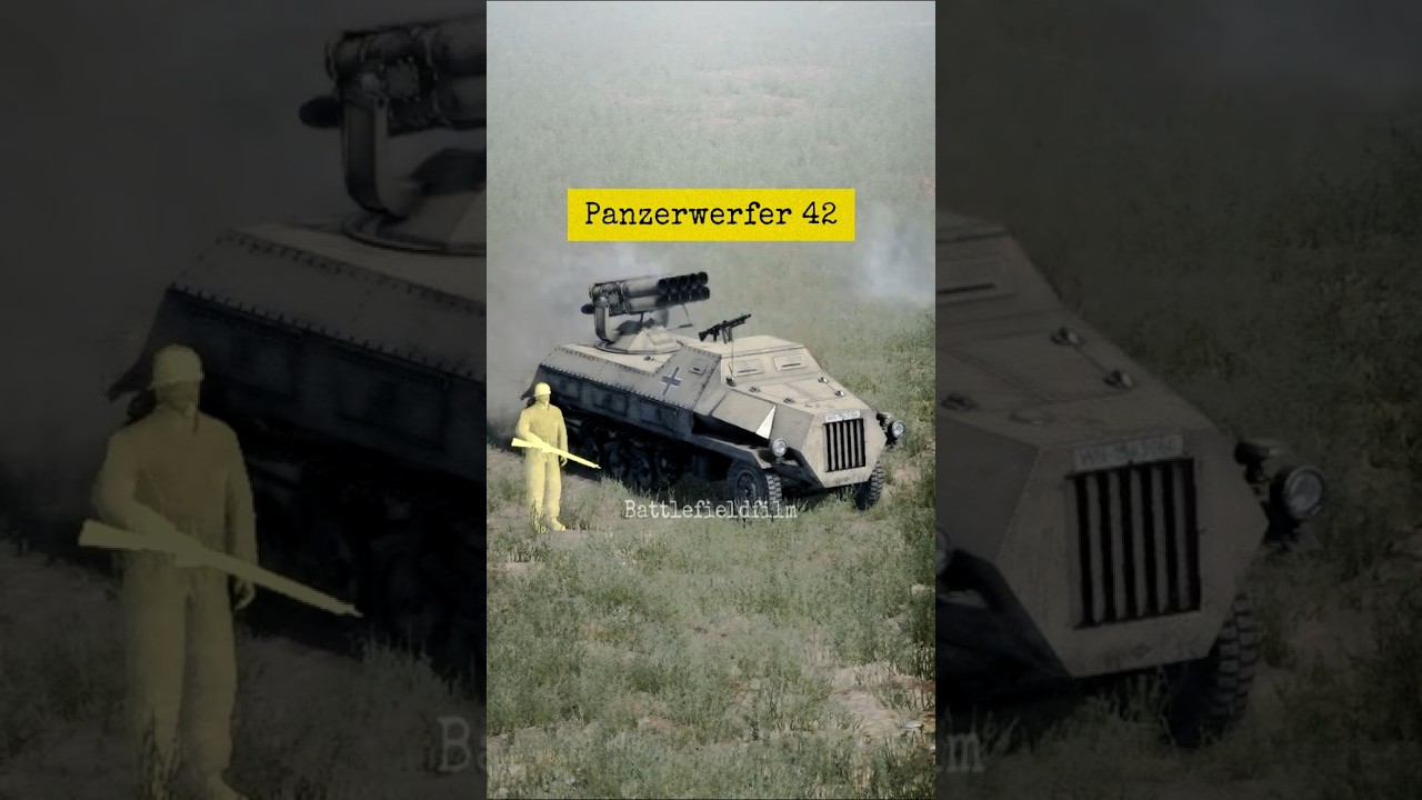 WWII Game: Hitler's Armoured Rocket Launchers #ww2 #tank #weapons