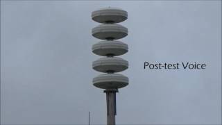 Federal Modulator 4016 Canton, MO (Lewis Co. Siren Test) 8-1-16