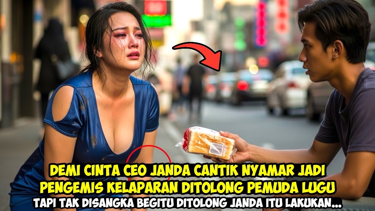 CEO CANTIK NYAMAR JADI PENGEMIS DITOLONG PEMUDA MISKIN. TAPI TAK DISANGKA SELANJUTNYA MENGEJUTKAN