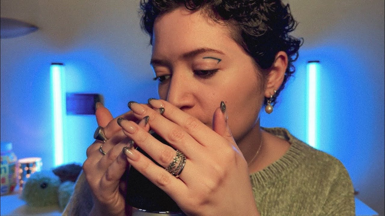 slow ASMR at 100% sensitivity  | clicky whispers, mouth sounds, triggers ☁️ (eng)