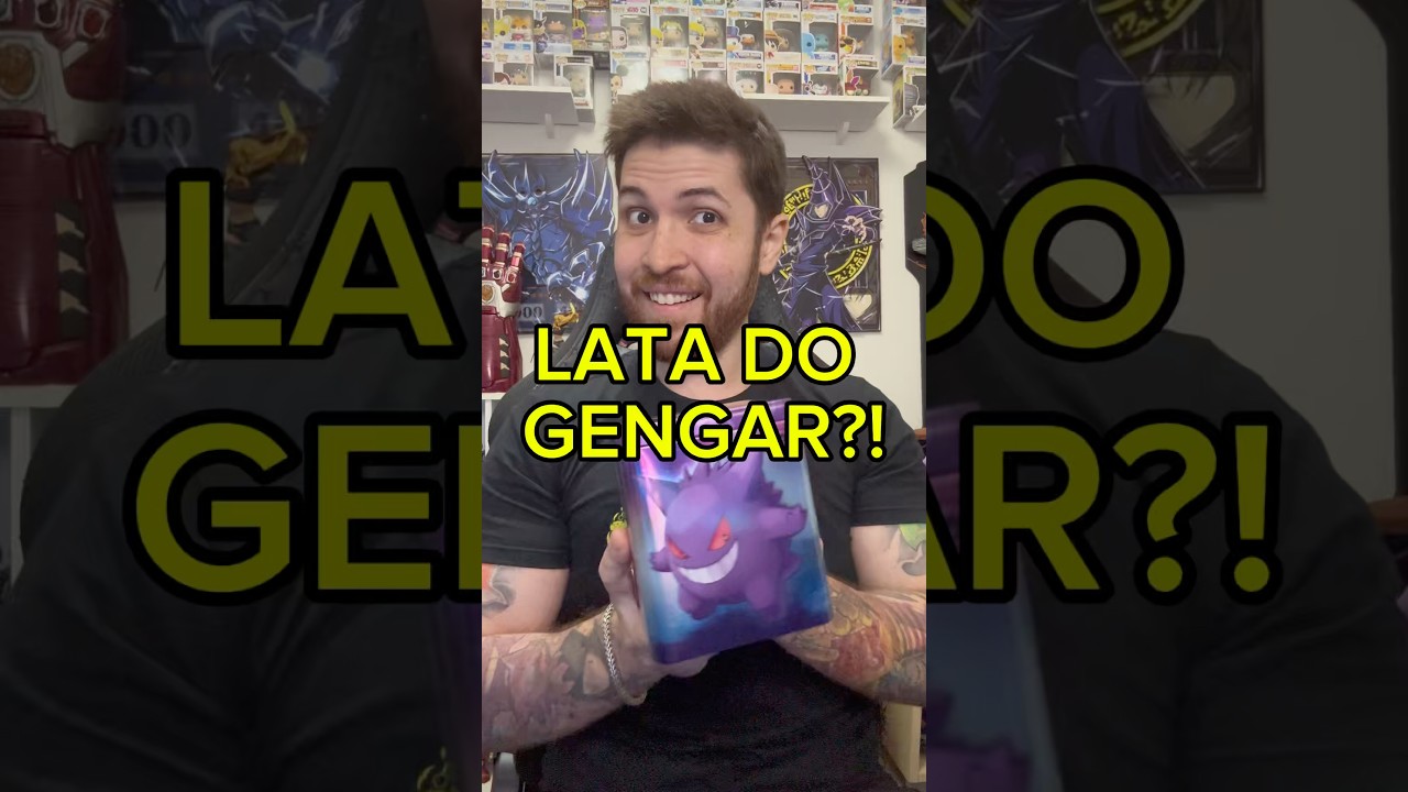 Lata rara de Pokémon TCG, só Psíquicos!