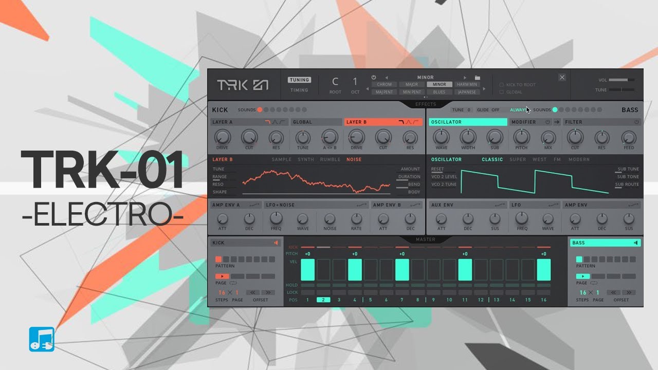 TRK-01 | The First 5 Techno Electro Presets 