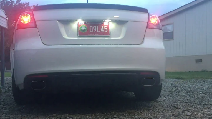 2009 G8 GT Magnaflow axleback and x pipe no cats