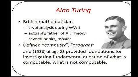 2017-02-09 Turing machines - history, formal definitions, examples, variations