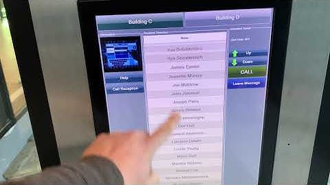 TX3-TOUCH-F22-C TOUCH panel in a building in NY