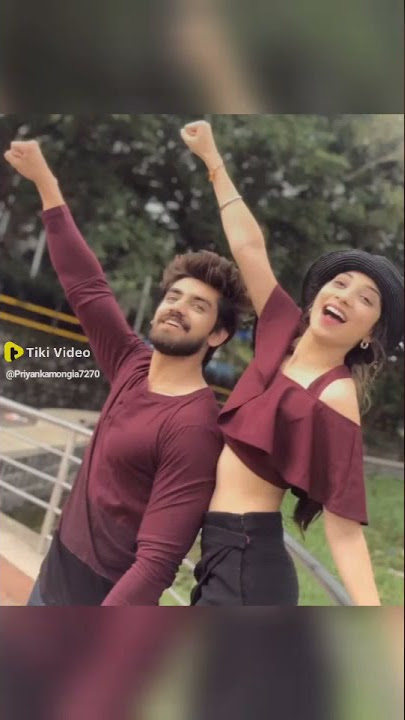 Vrushika Mehta (puchki) with Avinash mishra ( santaro) yeh Teri galiyan actress