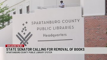 State senator demands Spartanburg Co. library to remove certain books