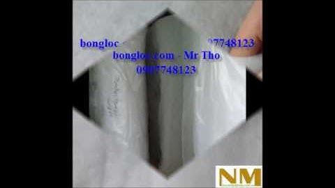 lọc nước bằng bông gòn