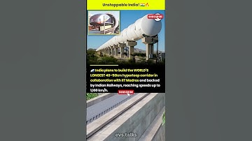 🚄 India’s Fastest Hyperloop Train | 1100 km/h Speed Travel 🇮🇳⚡