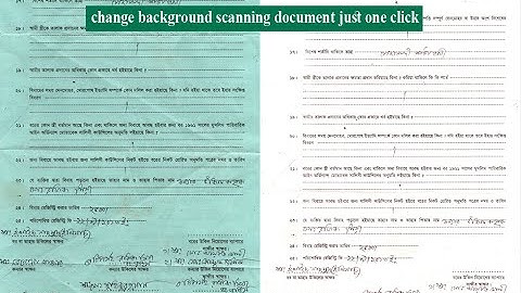 How to Change Background Scanning Document Just One Click|| photoshop cc tutorial 2021