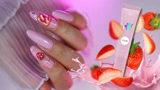 TUTO ONGLES vichy + tartine en 3D 🍓 Niveau 3