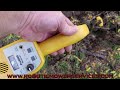 Finding a bad splice on a buried husqvarna automower boundary wire with an armada pro wire locator