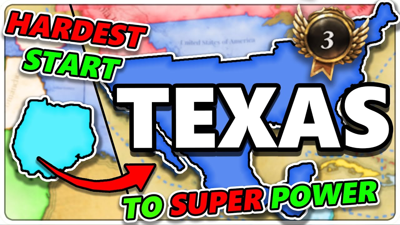 Here's How You FIX The HARDEST START In VICTORIA 3 | TEXAS | - YouTube