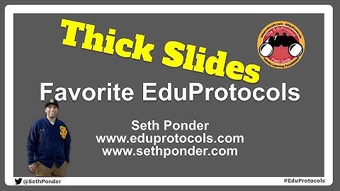 Thick Slides in #EduProtocols
