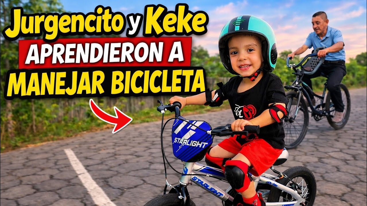 NO LO PUEDO CREER, mis dos nenes aprendieron a manejar bicicleta en una hora. 