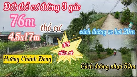 ❤️ Đất Cần Giuộc Giá Rẻ. 76m thổ cư đường ba gác cách xe hơi 30m giá kinh doanh.