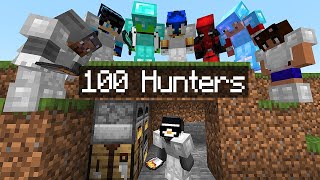 Minecraft Manhunt, But There’s 100 Hunters...