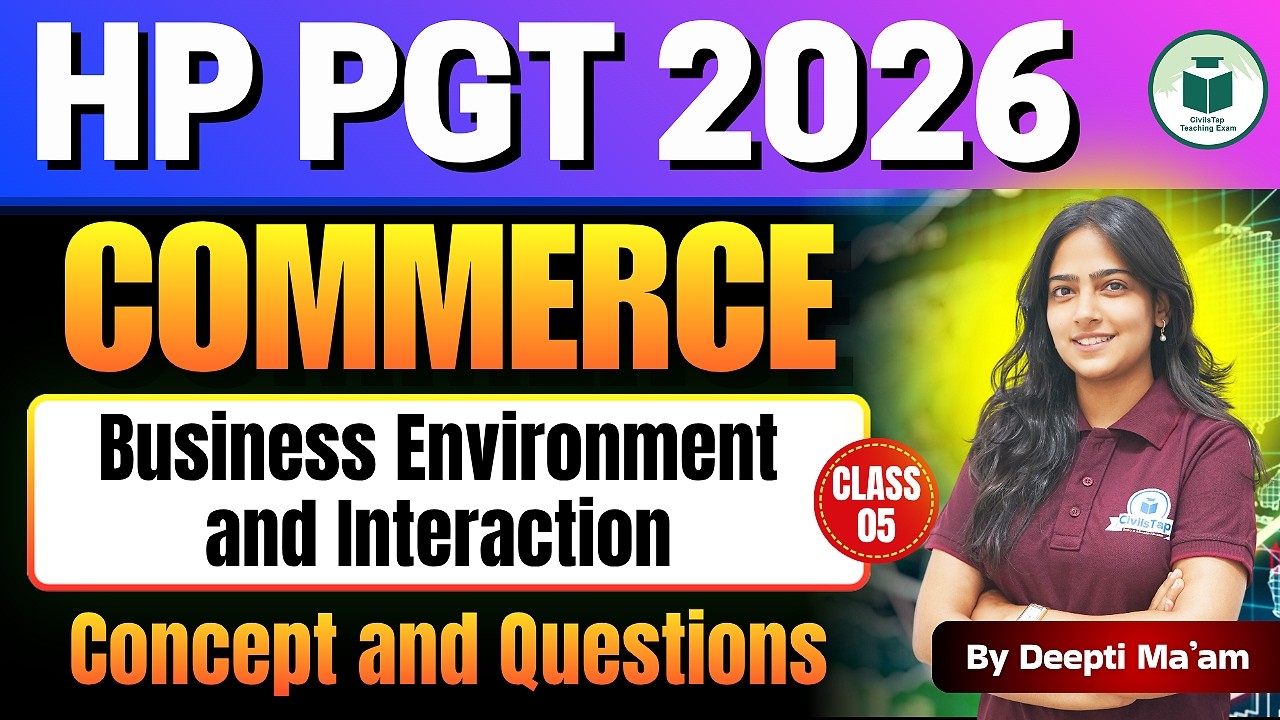 HP PGT 2026 Commerce 🔥 Business Environment & Interaction Matrix ...