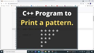 32. C++ Program to print the inverted half star pyramid