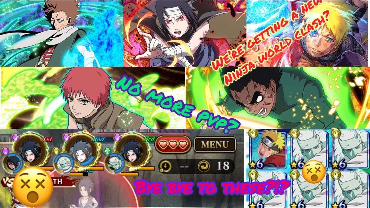 Naruto Blazing - PVP (Ninja World Clash) Ultimate Jutsu Compilation Part 2