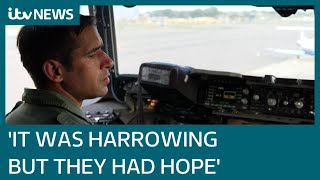 RAF pilots describe 'harrowing' scenes in scramble to evacuate Afghanistan | ITV News