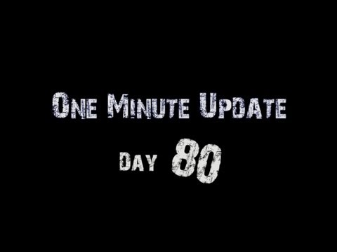 One Minute Update 004: Day 080 - YouTube
