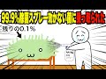 99.9%除菌スプレー効かない菌に乗っ取られた【アニメ】
