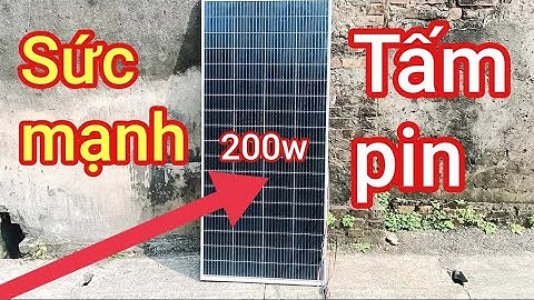 🇻🇳 Sức mạnh máy bơm chìm 12v (pump solar) chạy với 1 tấm pin 200w - Shop Solar
