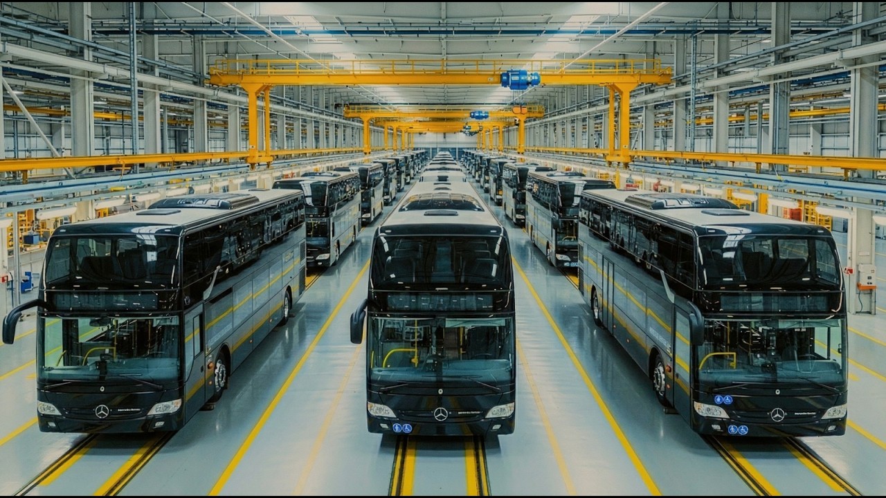 How Mercedes MCV 800 Double-Decker Buses Are Made | Inside the Bus ...
