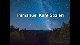 İmmanuel Kantın Sözleri Üzerine Bir Derkenar Üzerimde Yıldızlı Gök Ve Içimdeki Ahlak Yasası