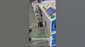 Automatic metre counting sorting cut off winding machine #metre counting winding machine #wire windi