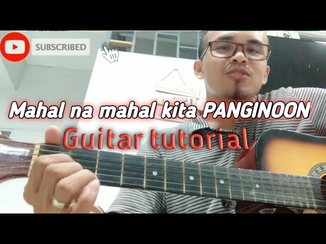 Mahal Na Mahal Kita Panginoon Guitar Chords