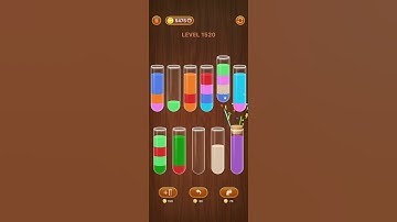 Sort Em All -- Water Puzzle Game |Level-1520 | #sortemall #gamesplay #youtube #shorts #viral