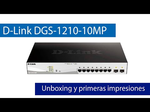 D-Link DGS-1210-10MP: Switch Gigabit con PoE+ y fanless