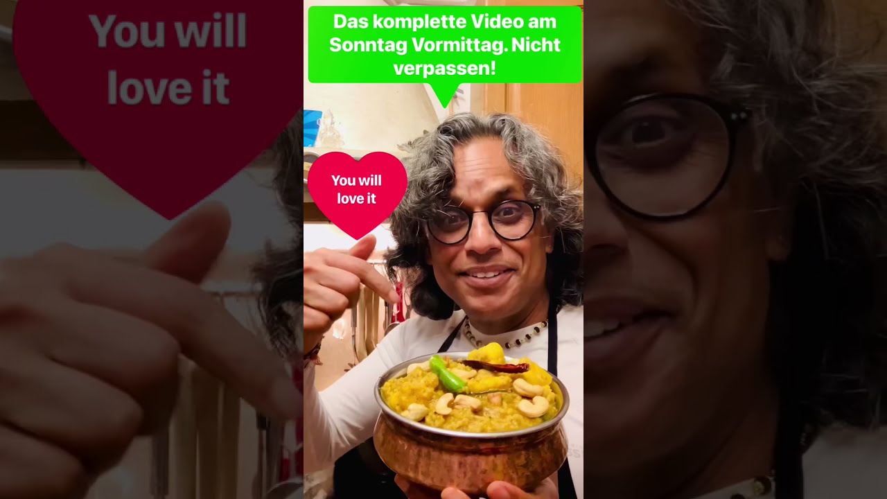 Indisch Kochen-KHICHDI-eine göttliche Speise mit Reis und Linsen-ein ...