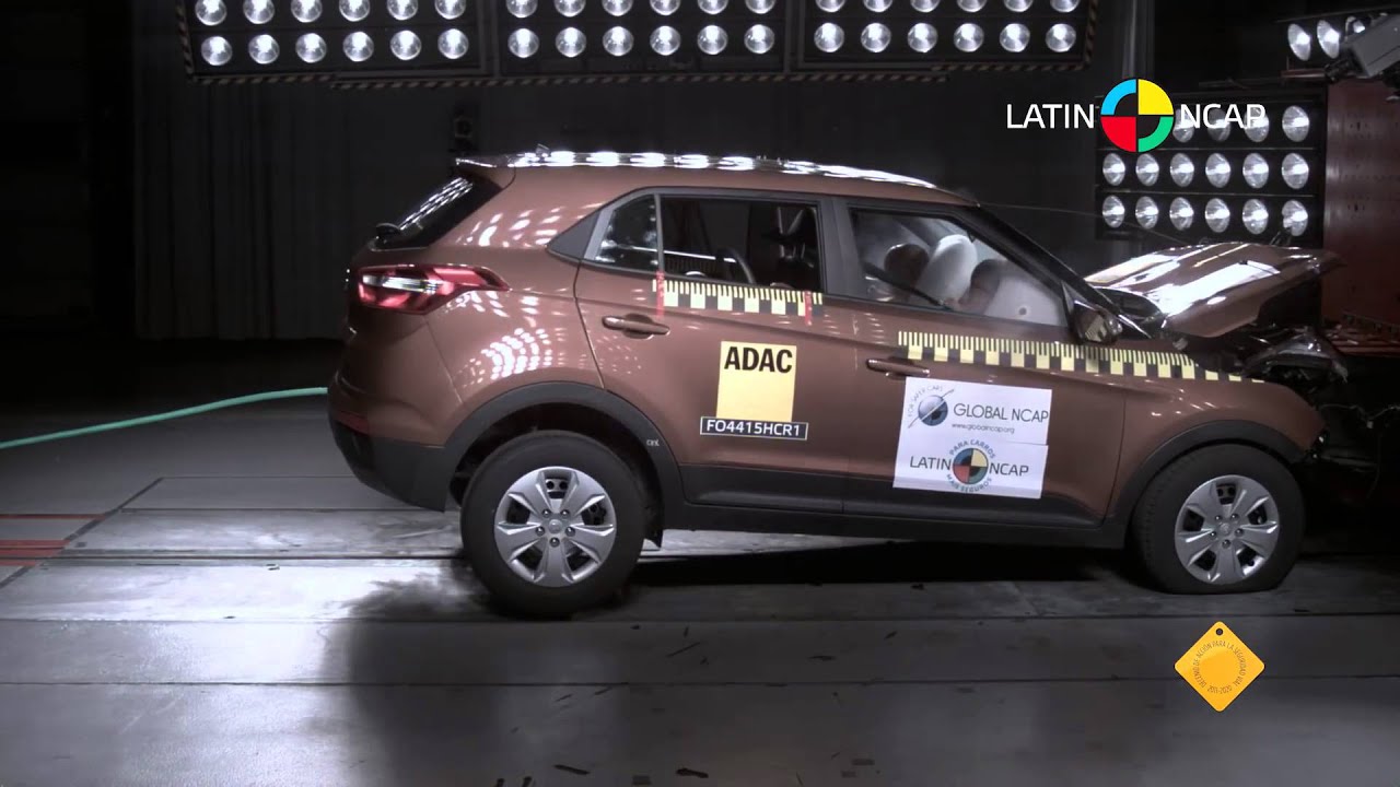 LATIN NCAP Hyundai Creta + 2 Airbag / 4 star safety rating YouTube