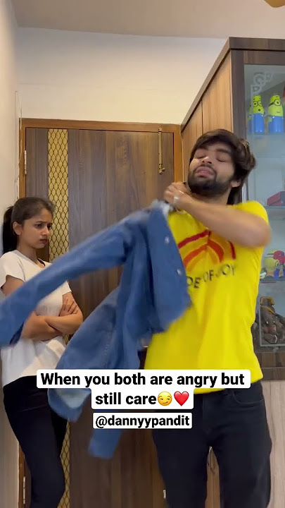 When couple fights 😂😂❤️ #funnyshorts when you both are angry