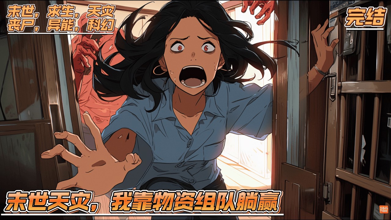 【完结】《末世天灾，我靠物资组队躺赢》末世降临，丧尸横行，眼睁睁看着亲朋好友变成丧尸，痛不欲生！各种极恶天气更是雪上加霜，暴雨，极热，地震，极寒······