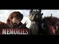 Hiccup  toothless memories amv