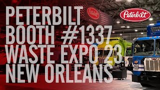 Peterbilt Showcases Versatile Refuse Lineup at WasteExpo