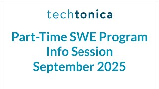 Techtonica Part-Time Info Session for September 2025