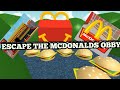 Playing Escape The Mcdonalds Obby! Do I Make It to the end? :D