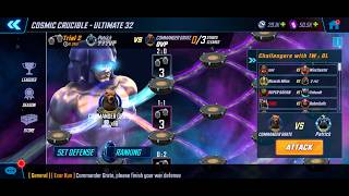 DOES 3 DIAMOND BLUE MARVEL WORK ON DEFENSE? | CC | ROUND 2 | ULTIMATE 32 | MARVEL STRIKE FORCE | MSF