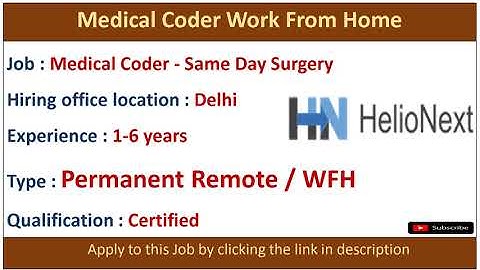 Work From Home Medical Coding Jobs | Medical Coding Jobs From Home |