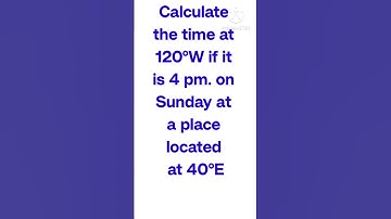 How to calculate time in geography class 10, local time, #shorts