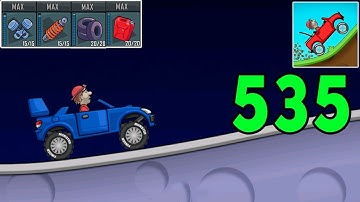 Hill Climb Racing - RALLY CAR in MOON - Gameplay Walkthrough Part 535 (Android,iOS)